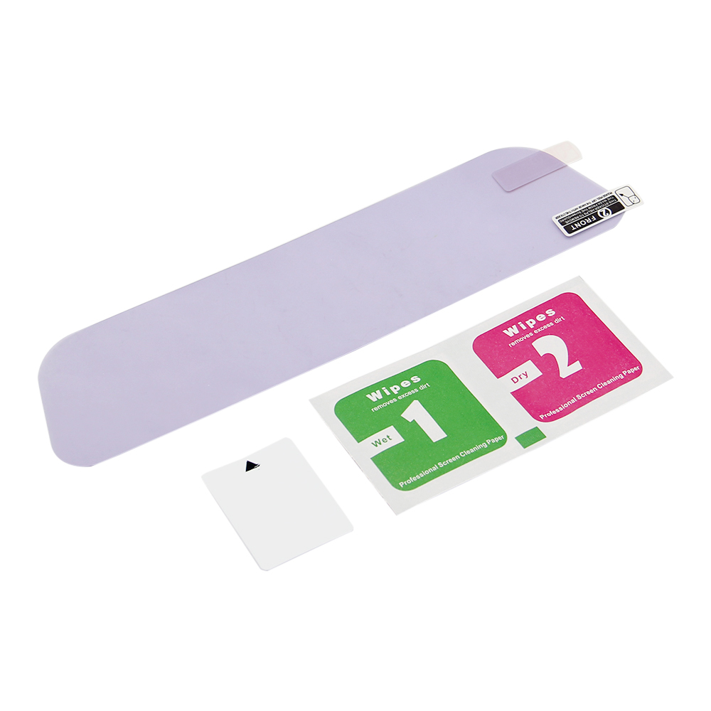 Anti Glare Car Rearview Mirror Film - 1 ชุด Universal ภายในรถกระจกมองหลัง Anti-Glare ฟิล์มด้านหลัง