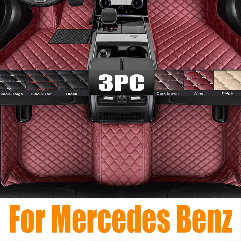 Car Floor Mats Universal Waterproof Leather - Original รถ TPE สําหรับ Mercedes Benz