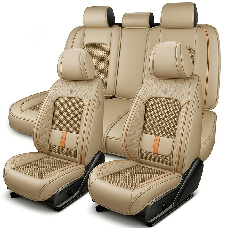 Leather Car Seat Covers Full Set Universal - สำหรับ jetour t2 dacia jogger ex30