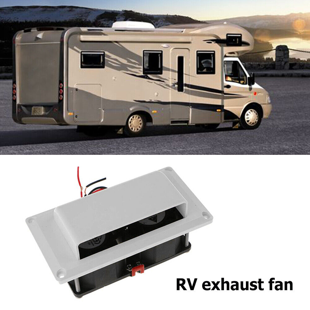 Car Accessories - พัดลมระบายอากาศด้านข้างรถบ้าน 1 ชิ้น อุปกรณ์เสริมสำหรับรถบ้าน รถพ่วง รถมอเตอร์โฮม