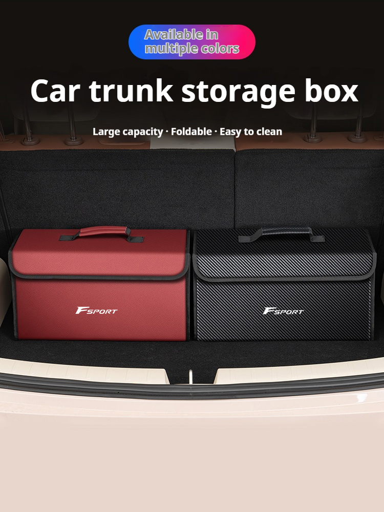 กล่องเก็บของท้ายรถ Lexus F Spo - Car Trunk Organizer Foldable Storage Box บทวิจารณ์และราคา