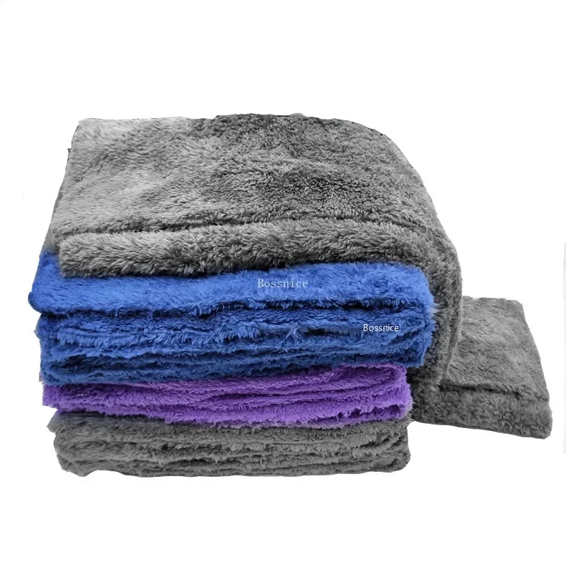 350GSM 40X40 ซม.ล้างรถผ้าเช็ดต - Microfiber Car Drying Towel Super Absorbent บทวิจารณ์และราคา