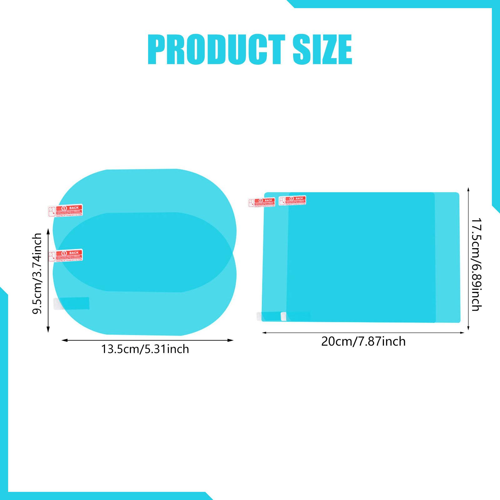 ฟิล์มป้องกันกระจกมองหลังรถยนต์ - Anti Glare Car Rearview Mirror Film บทวิจารณ์และราคา