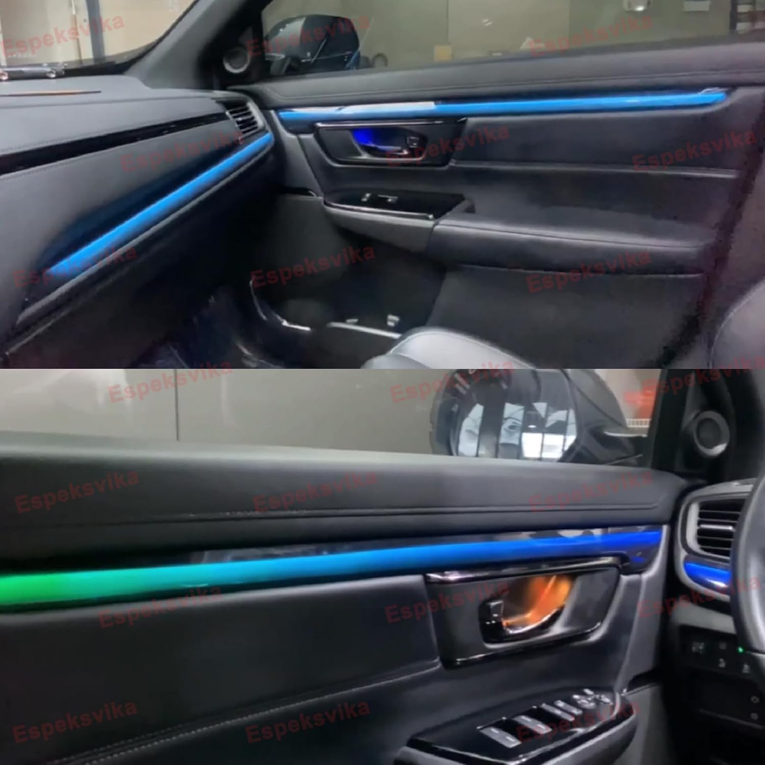 ไฟ LED ตกแต่งภายในรถยนต์ 18 in - Led Ambient Interior Car Lights App Control บทวิจารณ์และราคา