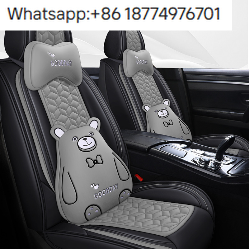 ชุดหุ้มเบาะรถยนต์หนังกันน้ำแบบ - Leather Car Seat Covers Full Set Universal บทวิจารณ์และราคา