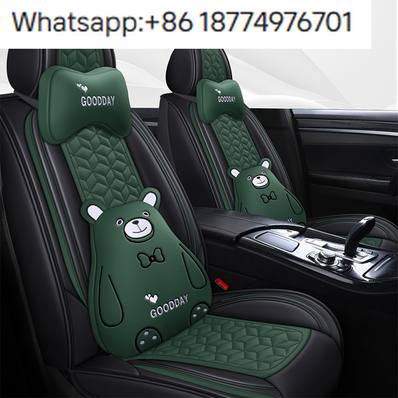 ชุดหุ้มเบาะรถยนต์หนังกันน้ำแบบ - Leather Car Seat Covers Full Set Universal บทวิจารณ์และราคา