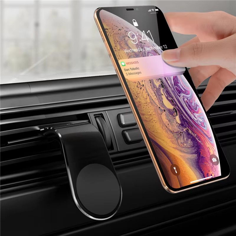 ที่ยึดโทรศัพท์ในรถยนต์แบบแม่เห - Magnetic Phone Holder For Car Vent บทวิจารณ์และราคา