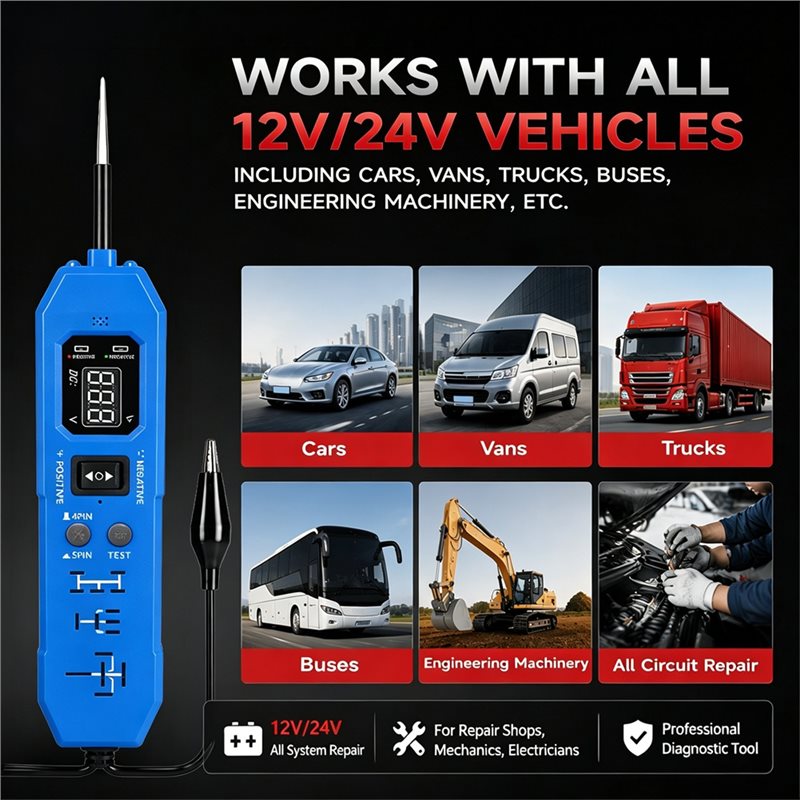 เครื่องทดสอบวงจรรีเลย์รถยนต์แบ - Car Electronics บทวิจารณ์และราคา