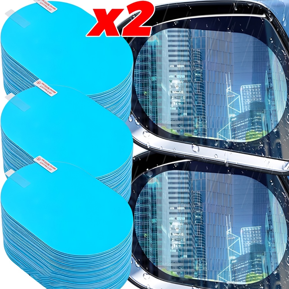 ฟิล์มกันฝ้า กันแสงสะท้อน กันฝน - Anti Glare Car Rearview Mirror Film บทวิจารณ์และราคา