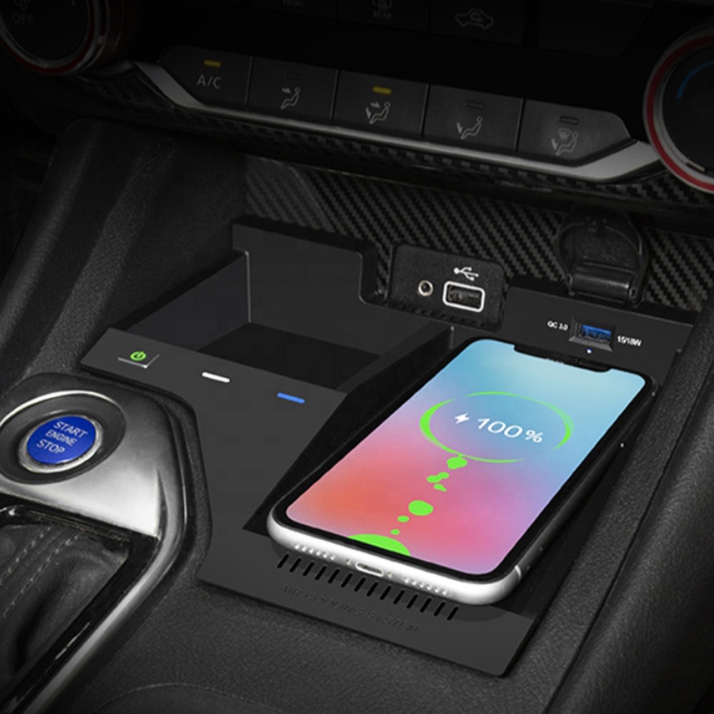 ที่วางโทรศัพท์ในรถยนต์พร้อมที่ - Wireless Car Charger Mount Fast Charging บทวิจารณ์และราคา