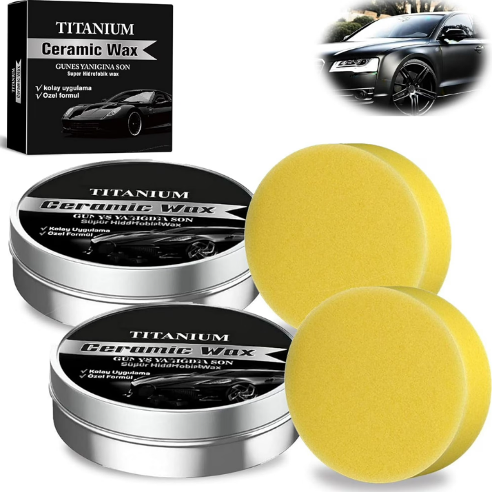 ชุดครีมเคลือบเงารถยนต์ไทเทเนีย - Car Scratch Repair Polishing Wax Paste บทวิจารณ์และราคา