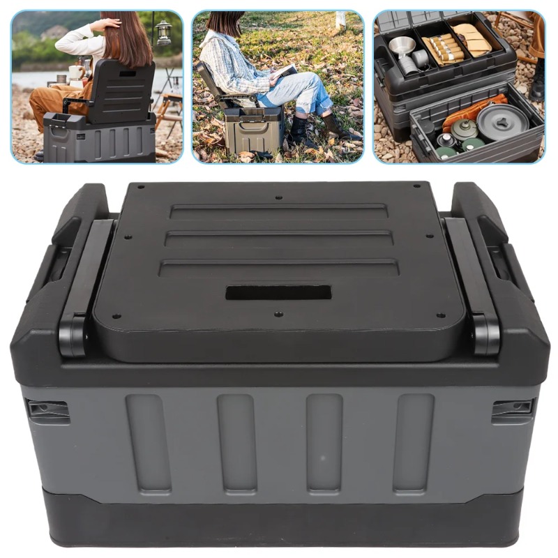 กล่องเก็บของแบบพับได้ขนาดใหญ่แ - Car Trunk Organizer Foldable Storage Box บทวิจารณ์และราคา