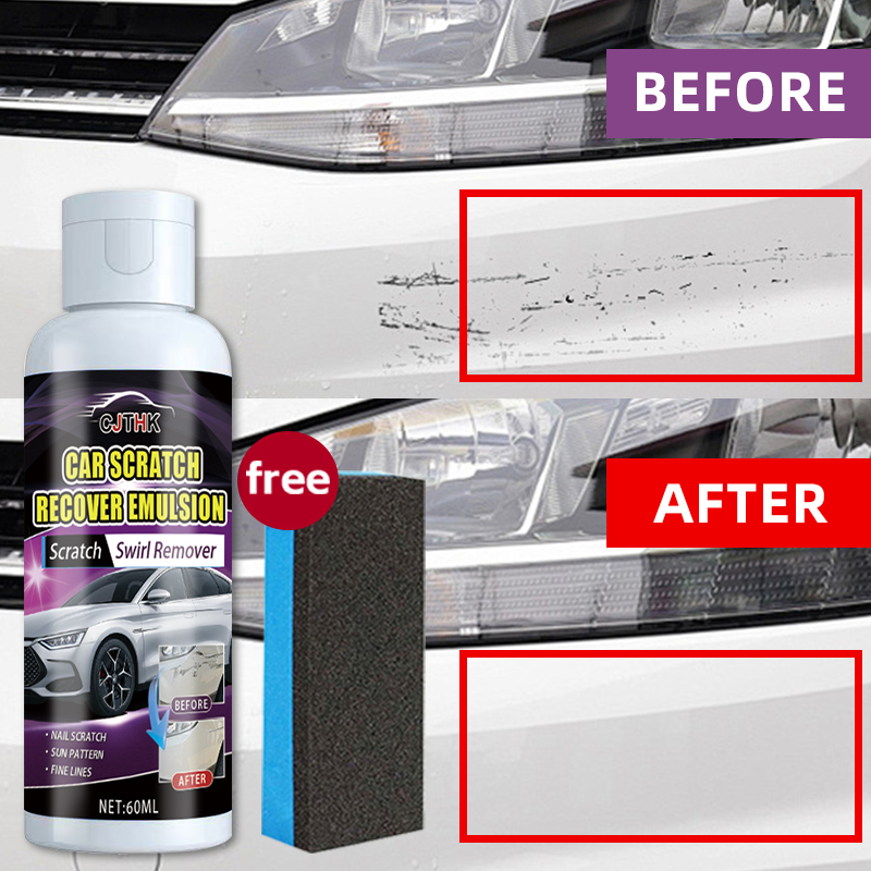 น้ำยาขัดลบรอยขีดข่วนรถยนต์ ชุด - Car Scratch Repair Polishing Wax Paste บทวิจารณ์และราคา