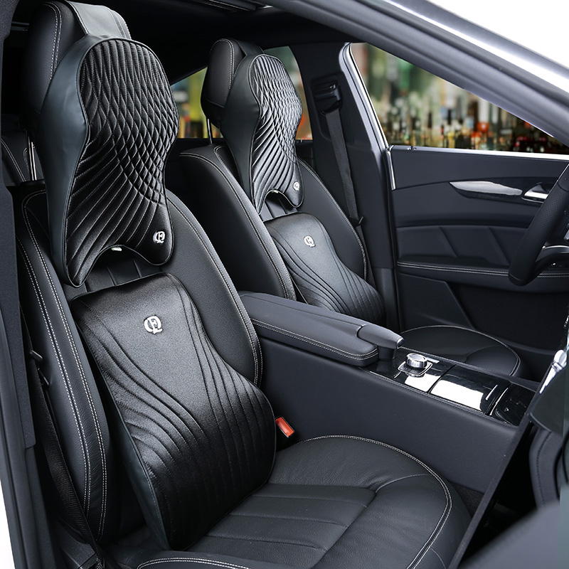 ชุดโฟมจำรูปหมอนไมโครไฟเบอร์เอว - Memory Foam Car Neck Pillow Lumbar Support บทวิจารณ์และราคา