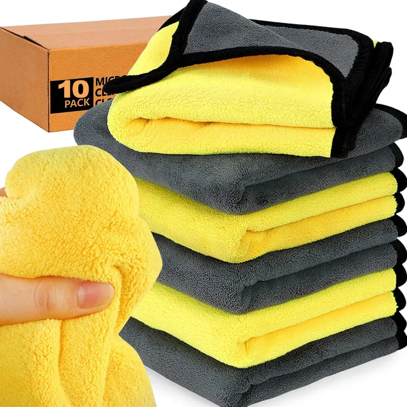 ผ้าเช็ดรถขายส่ง ผ้าไมโครไฟเบอร - Microfiber Car Drying Towel Super Absorbent บทวิจารณ์และราคา