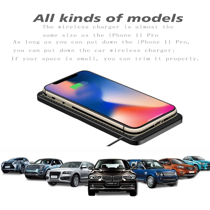 แท่นชาร์จในรถยนต์ไร้สาย 15W ไม - Wireless Car Charger Mount Fast Charging บทวิจารณ์และราคา