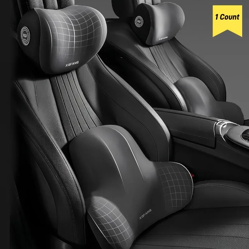 ชุดหมอนรองคอเมมโมรี่โฟมและที่ร - Memory Foam Car Neck Pillow Lumbar Support บทวิจารณ์และราคา
