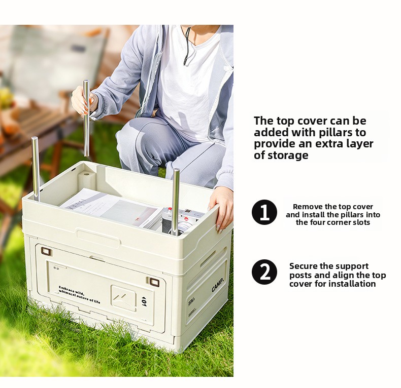 กล่องเก็บของพับได้สำหรับตั้งแค - Car Trunk Organizer Foldable Storage Box บทวิจารณ์และราคา
