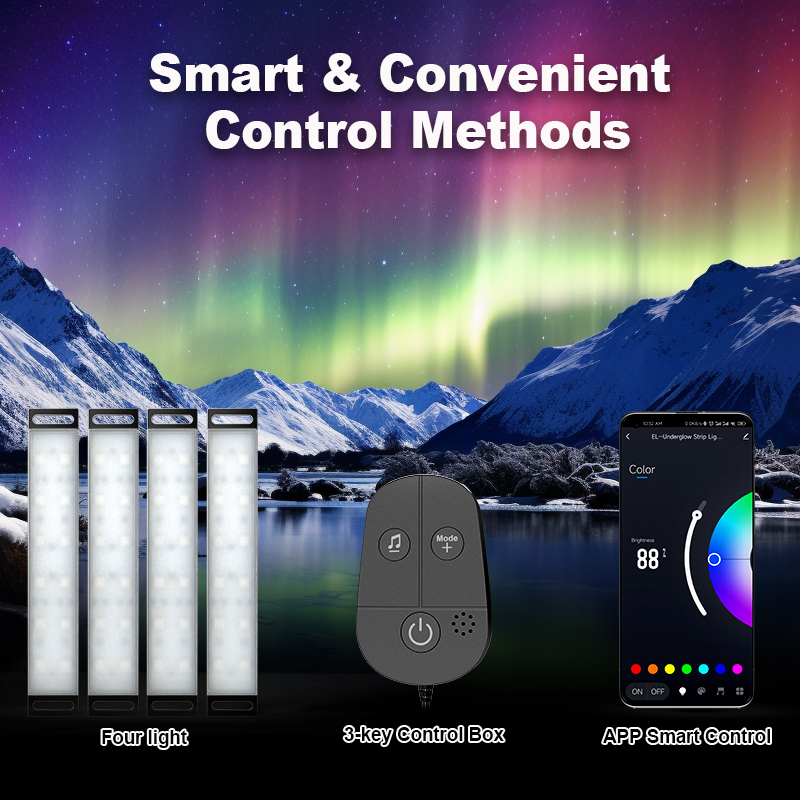 USB นีออนรถตกแต่งภายในโคมไฟแถบ - Led Ambient Interior Car Lights App Control บทวิจารณ์และราคา