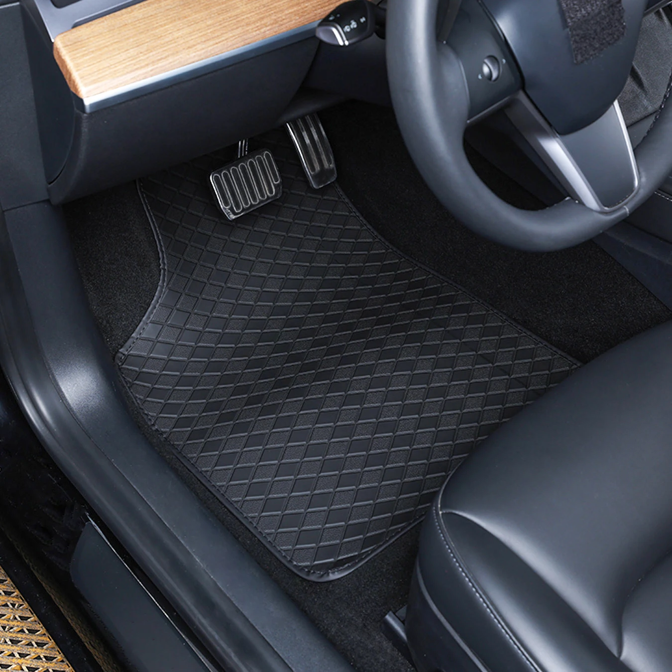 ชุดพรมปูพื้นรถยนต์ครบชุด ใช้ได - Car Floor Mats Universal Waterproof Leather บทวิจารณ์และราคา