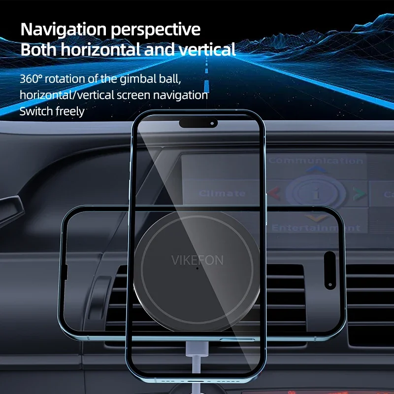 Car Air Outlet Wireless Charge - Magnetic Phone Holder For Car Vent บทวิจารณ์และราคา
