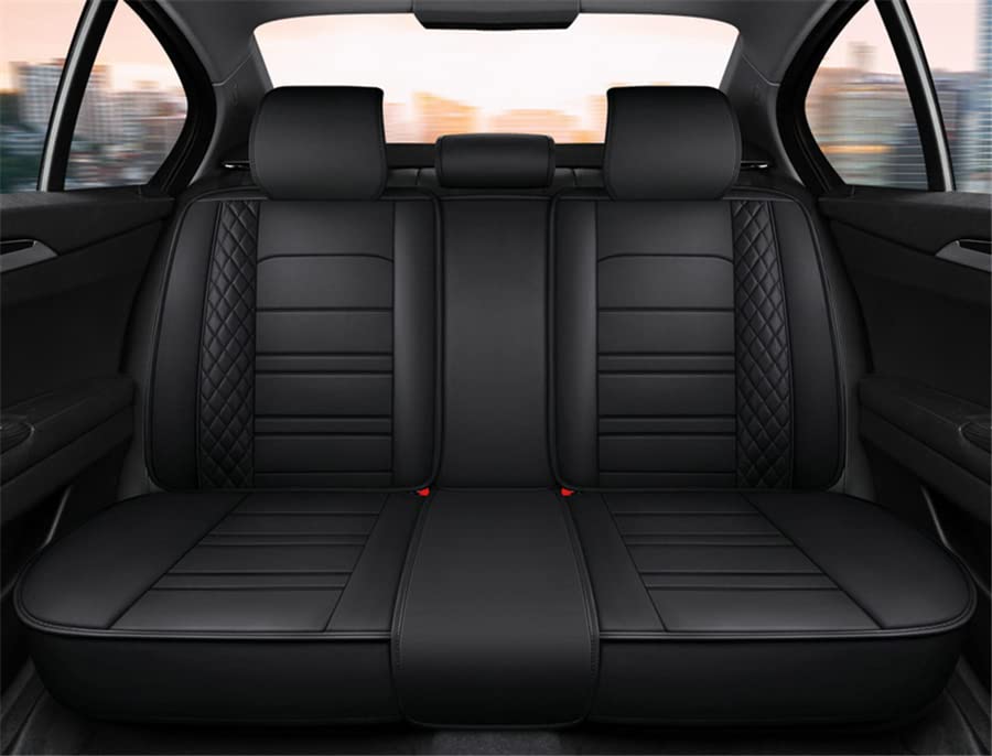 ปลอกหมอนอิงที่นั่งอัตโนมัติ,ชุ - Leather Car Seat Covers Full Set Universal บทวิจารณ์และราคา