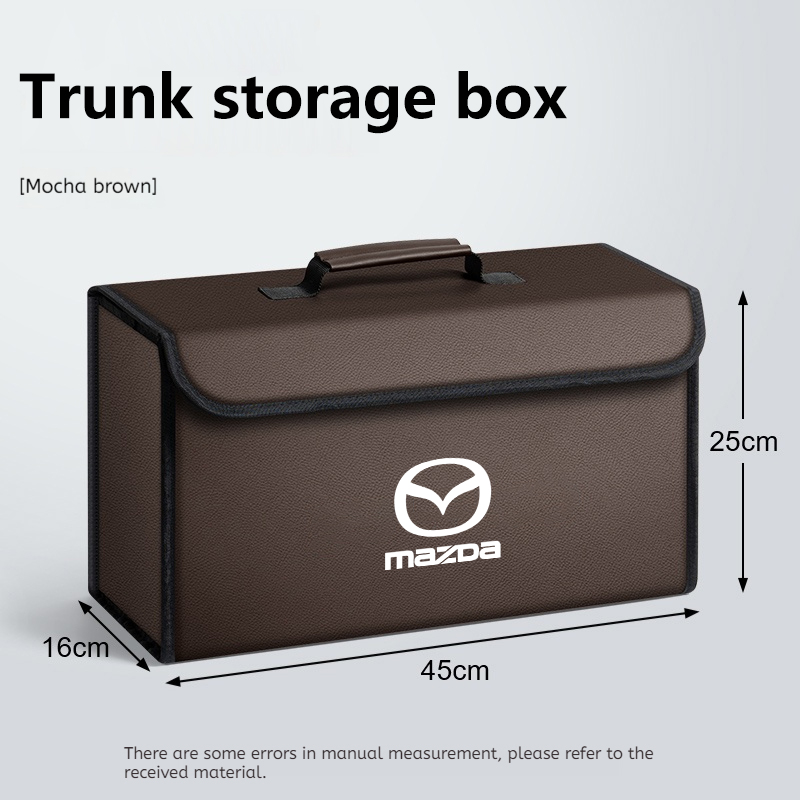 กล่องเก็บของท้ายรถสำหรับ Mazda - Car Trunk Organizer Foldable Storage Box บทวิจารณ์และราคา