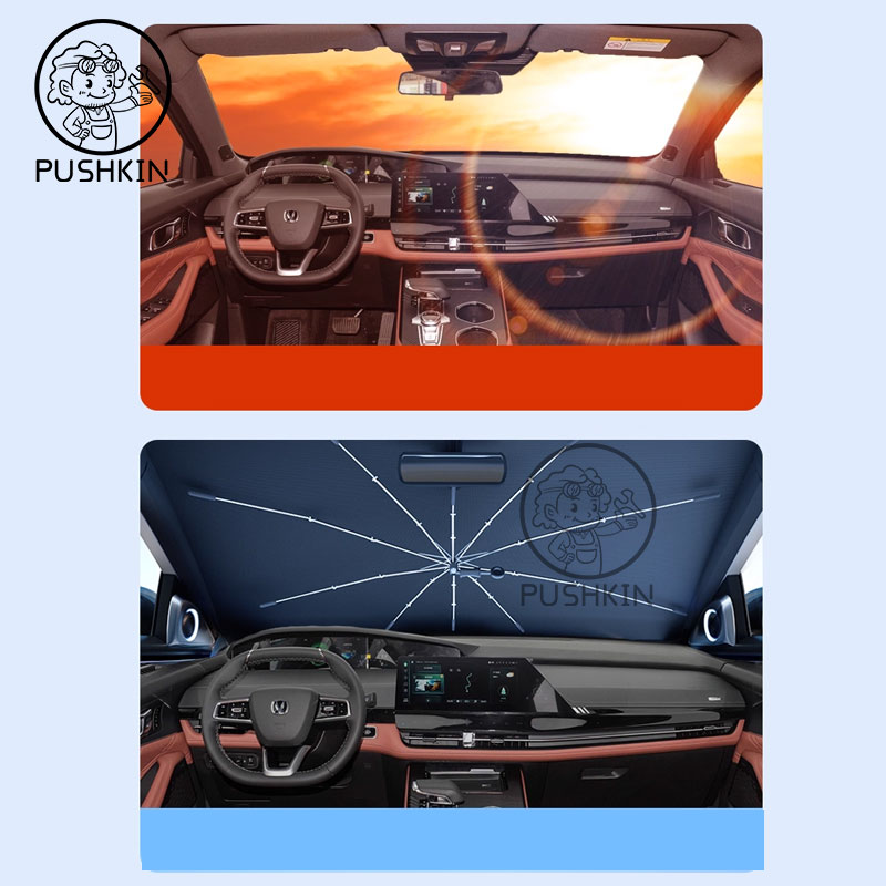 สําหรับ Changan UNIK 2024 2025 - Car Sunshade Windshield Umbrella Foldable บทวิจารณ์และราคา