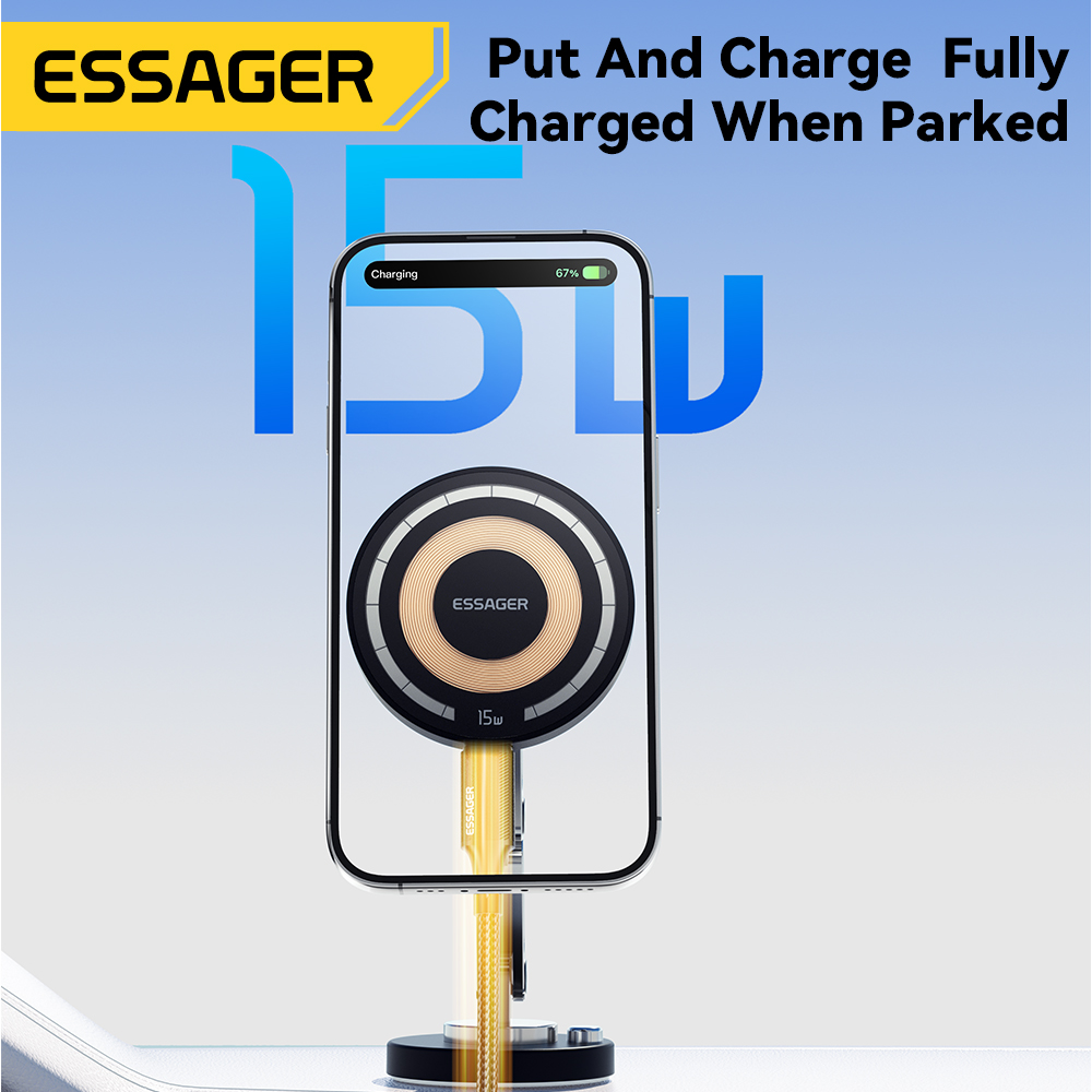 Essager Magnetic Wireless Char - Wireless Car Charger Mount Fast Charging บทวิจารณ์และราคา