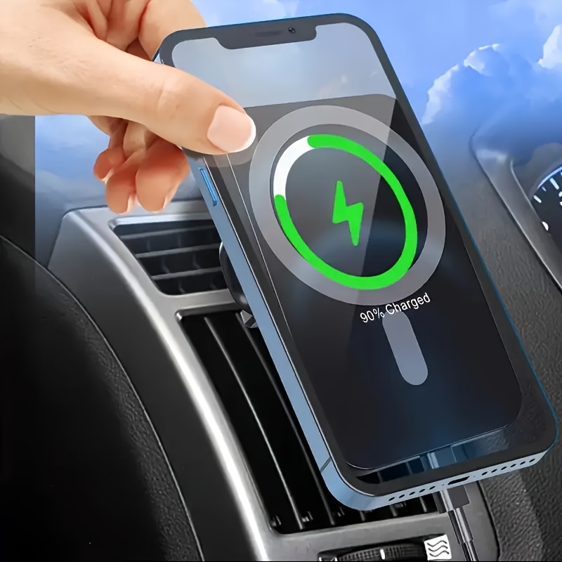 ที่ชาร์จไร้สายแม่เหล็กสำหรับรถ - Wireless Car Charger Mount Fast Charging บทวิจารณ์และราคา