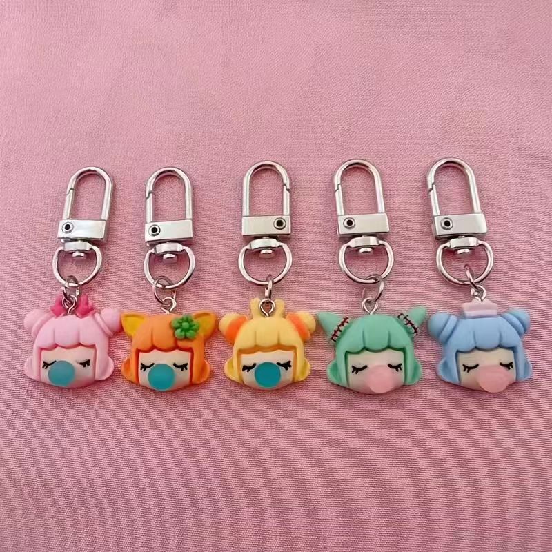 พวงกุญแจเรซินรูปเด็กผู้หญิง 5  - Car Accessories บทวิจารณ์และราคา