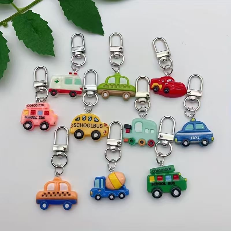 พวงกุญแจรถการ์ตูนเรซิน 10 ชิ้น - Car Accessories บทวิจารณ์และราคา
