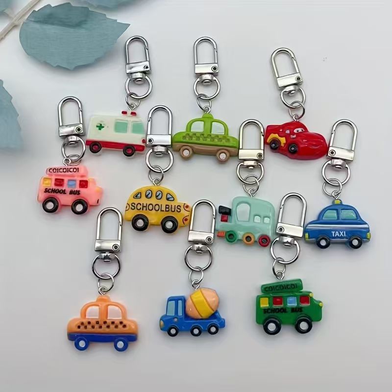 พวงกุญแจรถการ์ตูนเรซิน 10 ชิ้น - Car Accessories บทวิจารณ์และราคา
