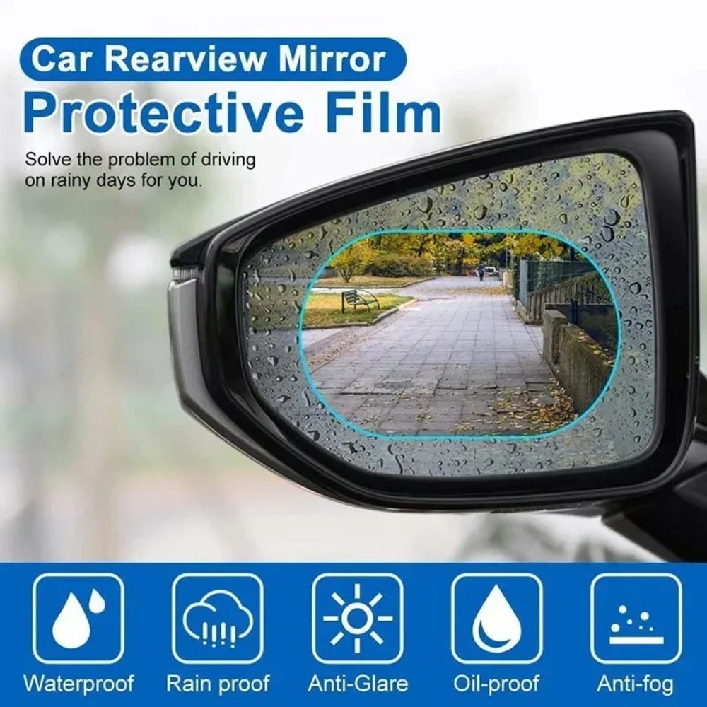 ฟิล์มกันรอยกระจกมองหลังรถยนต์  - Anti Glare Car Rearview Mirror Film บทวิจารณ์และราคา