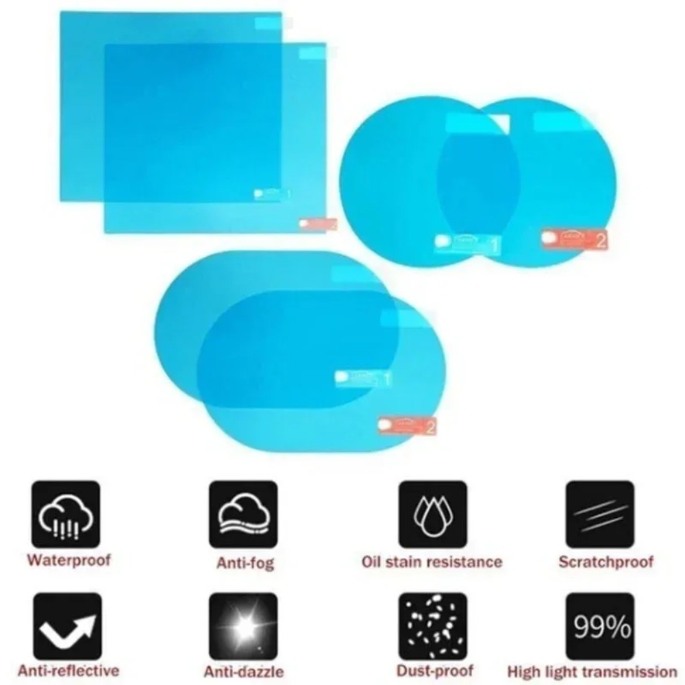 ฟิล์มกันรอยกระจกมองหลังรถยนต์  - Anti Glare Car Rearview Mirror Film บทวิจารณ์และราคา