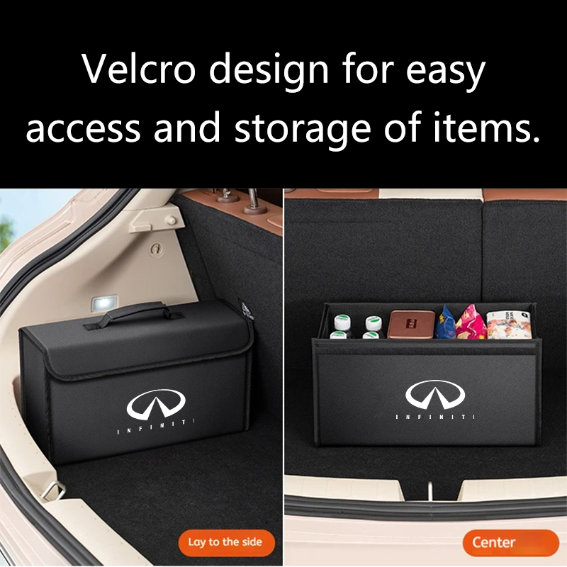กล่องจัดระเบียบท้ายรถแบบพับได้ - Car Trunk Organizer Foldable Storage Box บทวิจารณ์และราคา