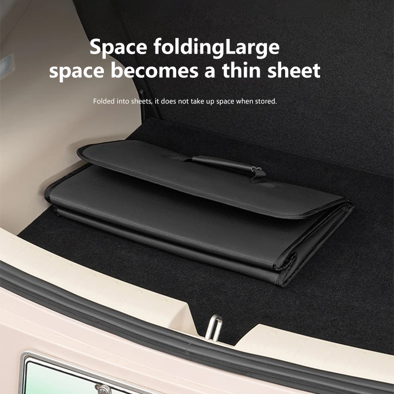 กล่องจัดระเบียบท้ายรถแบบพับได้ - Car Trunk Organizer Foldable Storage Box บทวิจารณ์และราคา