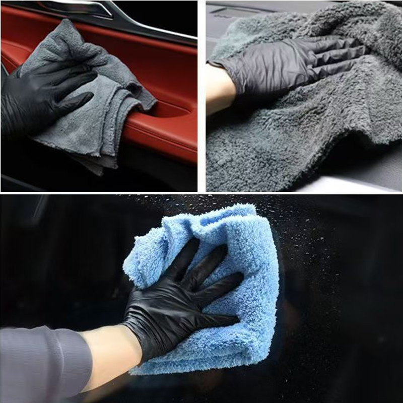 ผ้าไมโครไฟเบอร์หนาพิเศษสำหรับล - Microfiber Car Drying Towel Super Absorbent บทวิจารณ์และราคา