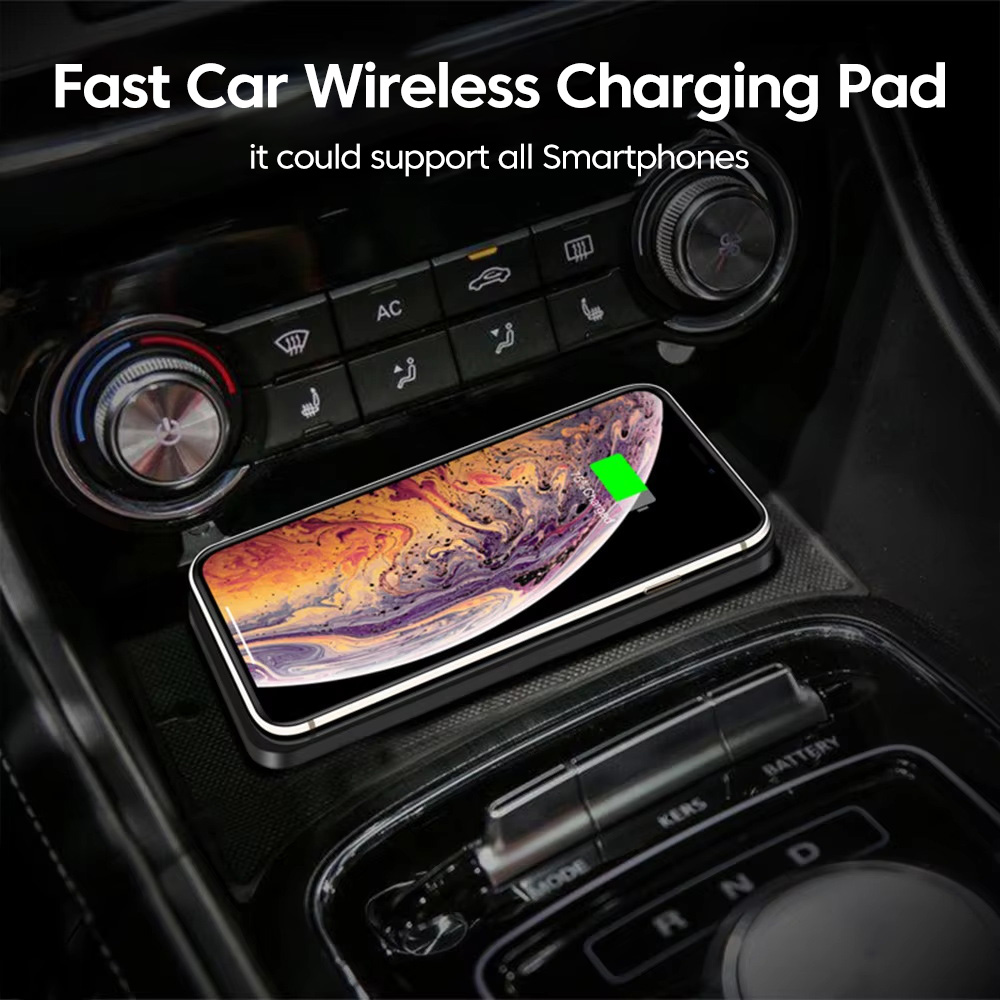 แท่นชาร์จไร้สาย 15w สำหรับรถยน - Wireless Car Charger Mount Fast Charging บทวิจารณ์และราคา